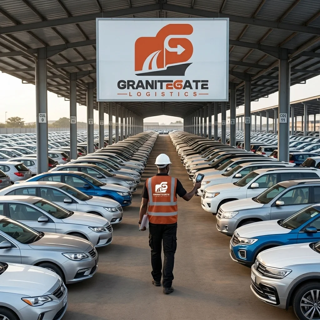 Vehicle imports and exports at Kampala bonded facility